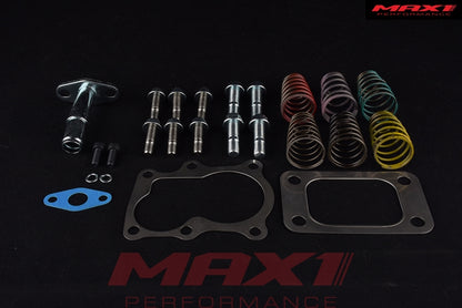 MAX 1 4''-TD05H-23L-7+7 6cm Bolt-On Top Mount Turbo for Nissan Patrol TD42