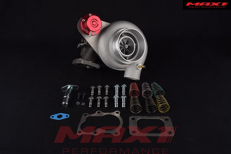 MAX 1 4''-TD05H-21L-7+7 6cm Bolt-On Top Mount Turbo for Nissan Patrol TD42