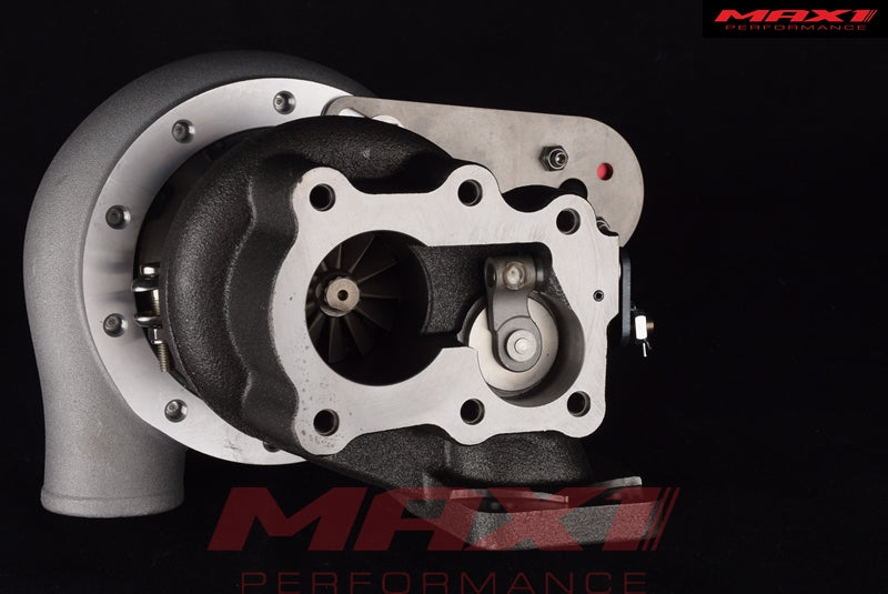 MAX 1 4''-TD05H-21L-7+7 6cm Bolt-On Top Mount Turbo for Nissan Patrol TD42