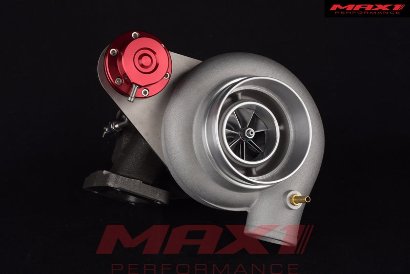 MAX 1 4''-TD05H-21L-7+7 6cm Bolt-On Top Mount Turbo for Nissan Patrol TD42