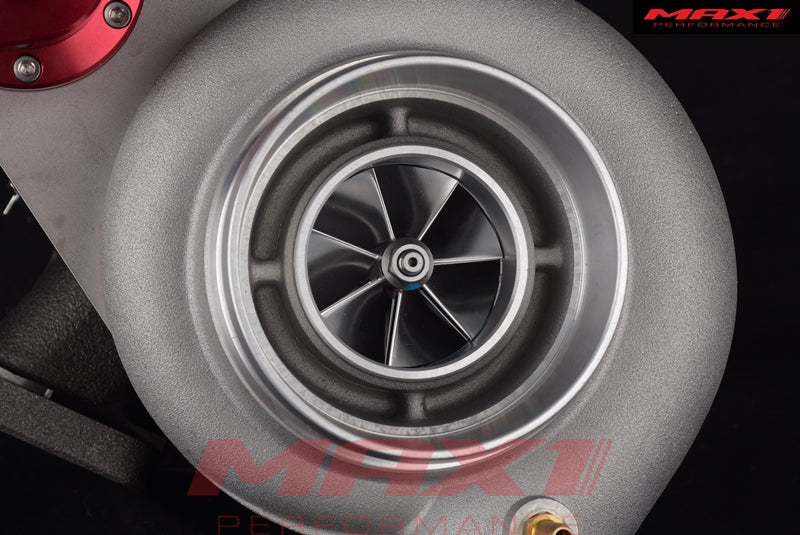 MAX 1 4''-TD05H-21L-7+7 6cm Bolt-On Top Mount Turbo for Nissan Patrol TD42