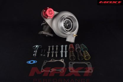 MAX 1 4''-TD05H-23L-7+7 6cm Bolt-On Top Mount Turbo for Nissan Patrol TD42
