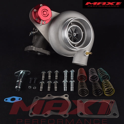 MAX 1 4''-TD05H-23L-7+7 6cm Bolt-On Top Mount Turbo for Nissan Patrol TD42