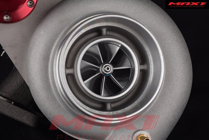 MAX 1 4''-TD05H-23L-7+7 6cm Bolt-On Top Mount Turbo for Nissan Patrol TD42